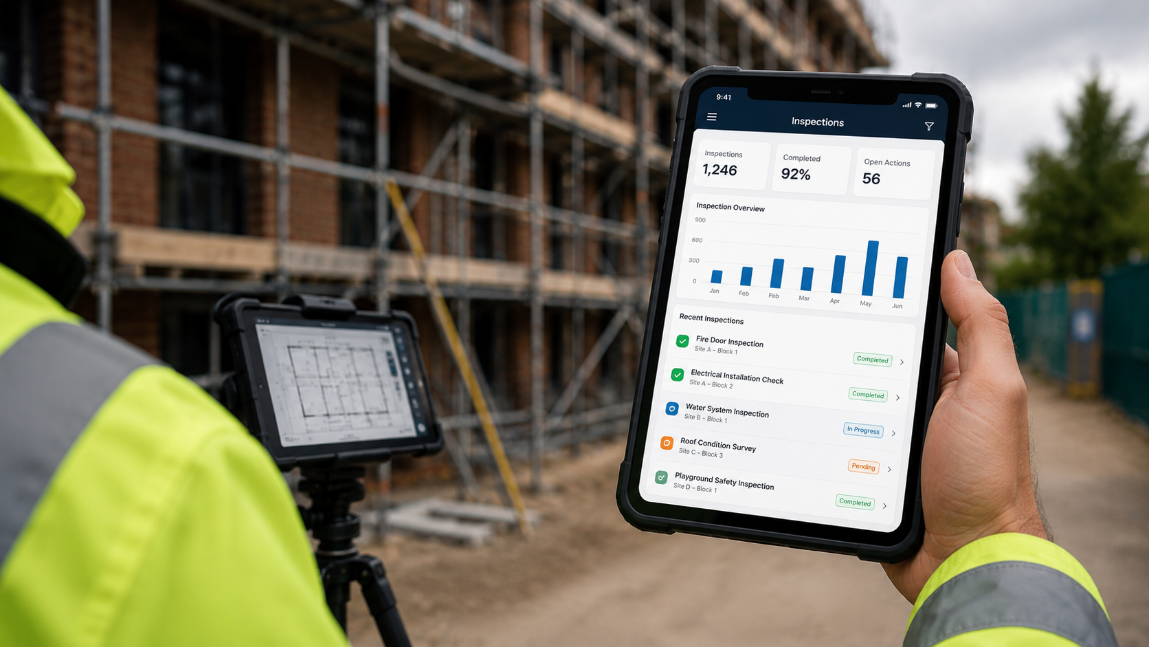 Survey and inspection software for professional report generation